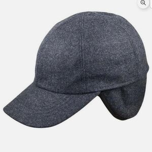 Apt 9 Totes Mens Wool Blend Grey Winter Trapper Baseball Cap Fleece Earflaps S M